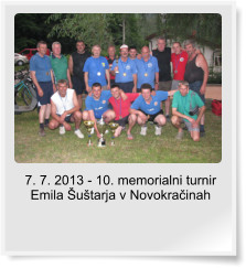 7. 7. 2013 - 10. memorialni turnir Emila �u�tarja v Novokra�inah